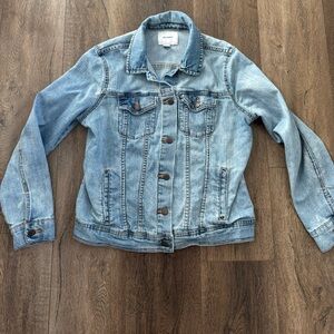 Old Navy Light Blue Jean Jacket, women’s size medium
